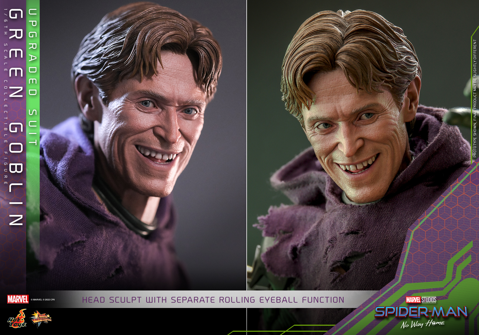 Hot Toys MMS674 1/6 Spider-Man: No Way Home - Green Goblin (Upgraded Suit)