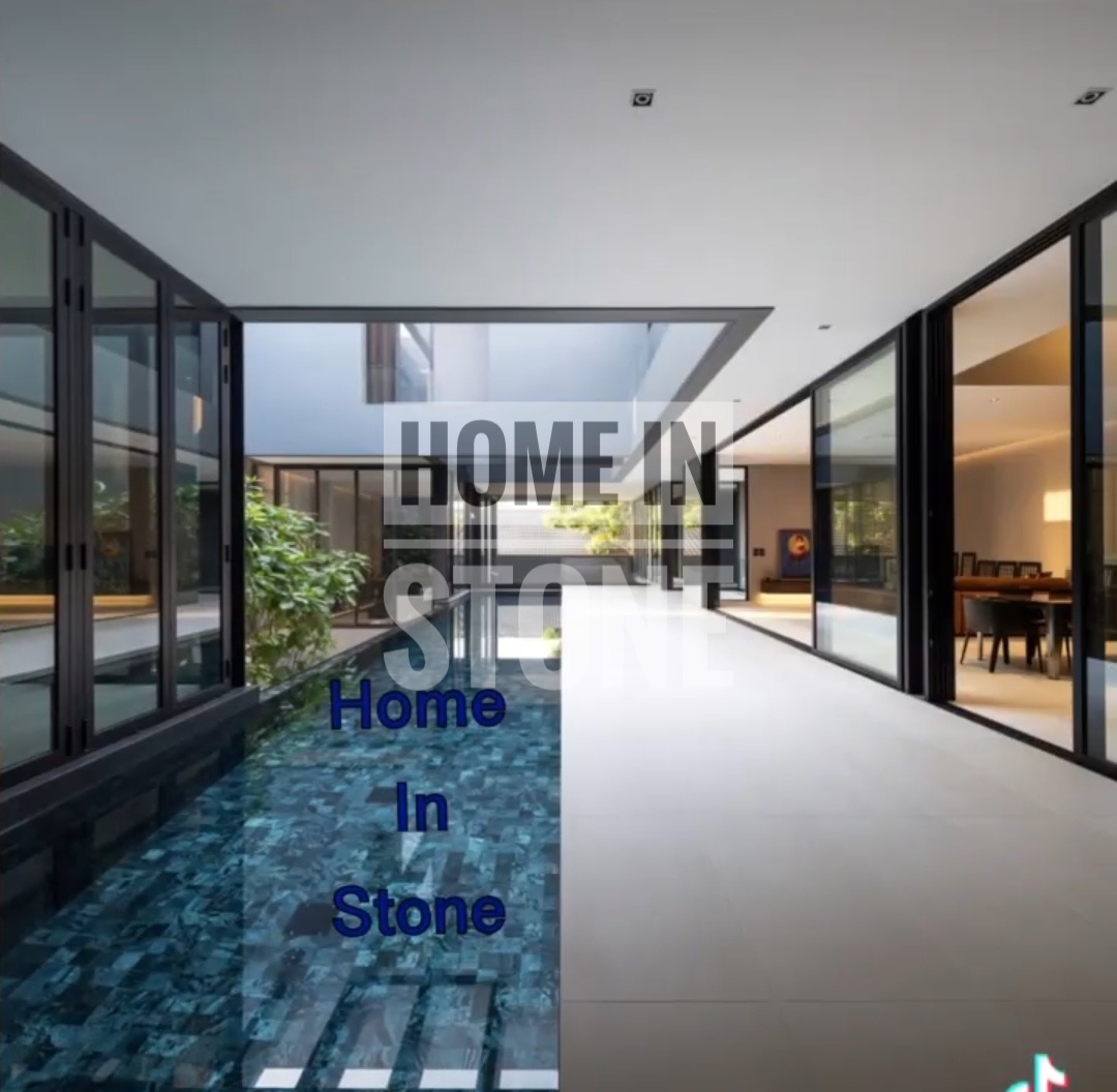 Silver grey polish 10x10 for pool