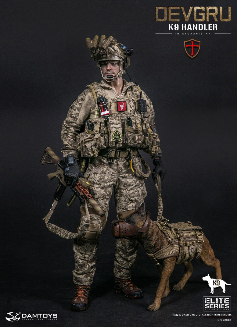 DAMTOYS No.78040, No.78040-1 DEVGRU K9-handler in Afghanistan