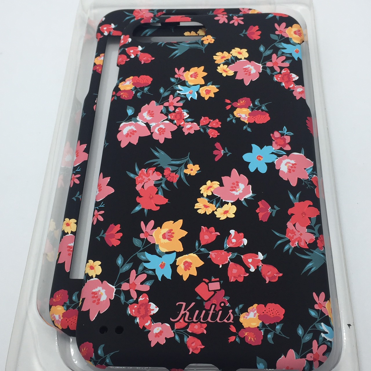 เคสคูทิส(Kutis)เคสไอโฟน7พลัส,8พลัส(ลายดอกไม้หลากสี)มาใหม่ เคสประกบหน้า-หลัง เคสเรืองแสง เคสลายวินเทจ ร้านSuperhero Klongthom
