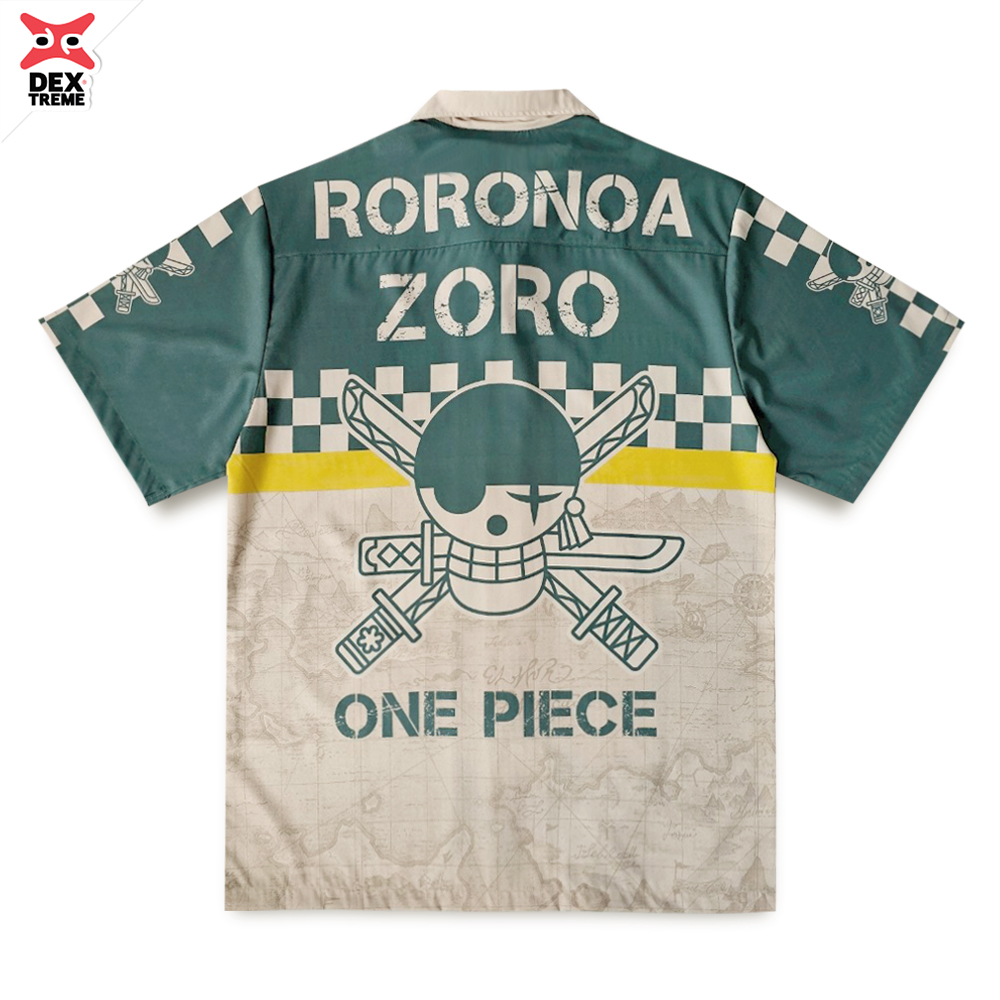 เสื้อเชิ้ต Hawaii shirt One Piece Zoro
