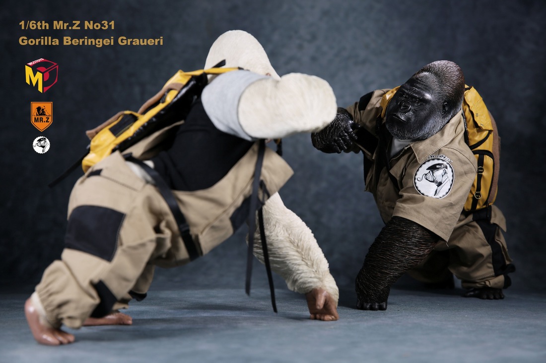 Mr.Z MRZ031 1/6 Animal Model - Gorilla Beringei Graueri
