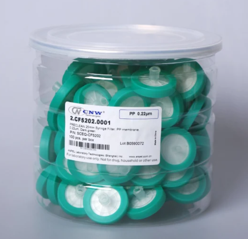PRECLEAN™ 13mm Syringe Filter PP membrane (100/pkg)