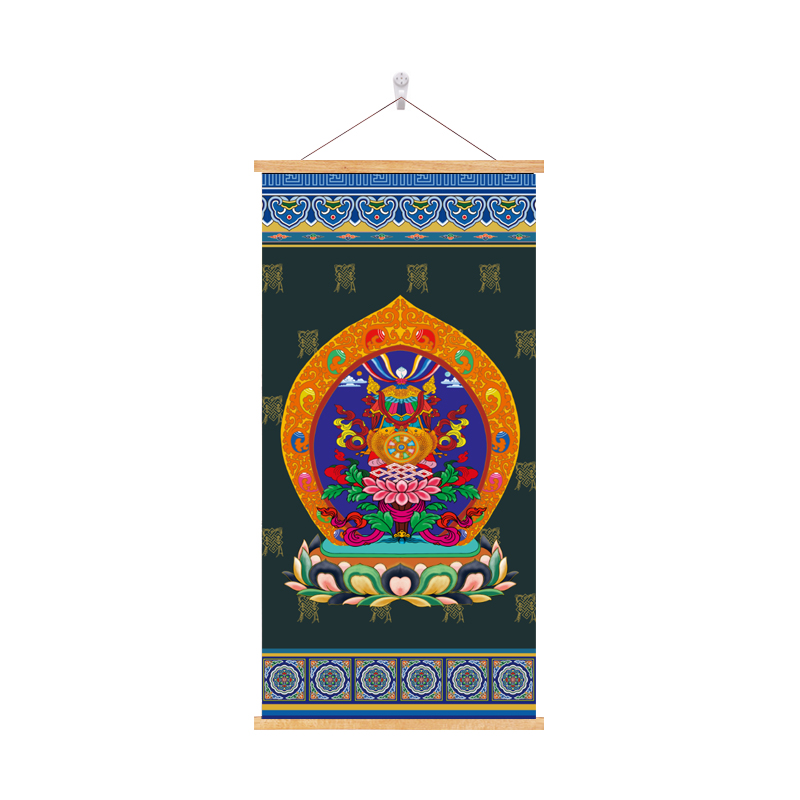 #ภาพวาดทังก้า(Thangka)ภาพวาดทิเบต ทังก้า มันดาลา พุทธศิลป์ชั้นสูง