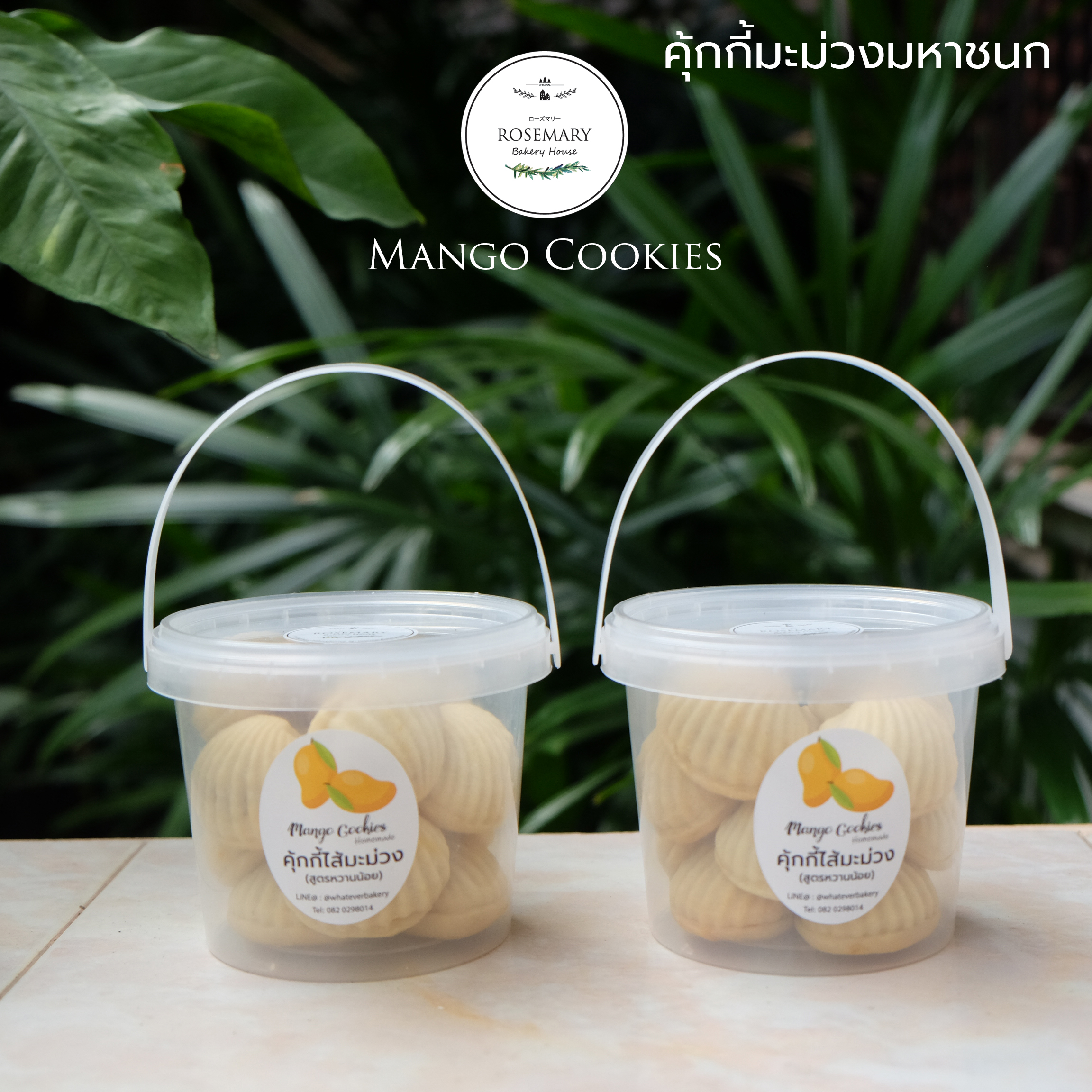 ✨คุ้กกี้มะม่วงมหาชนก (กระปุกใหญ่ L) ✨🥭🥭🥭🥭 Mahachanok Mango Cookies (Size L)