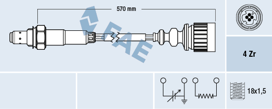 ออกซิเจนเซนเซอร์ BMW E36/318 (11781734393)