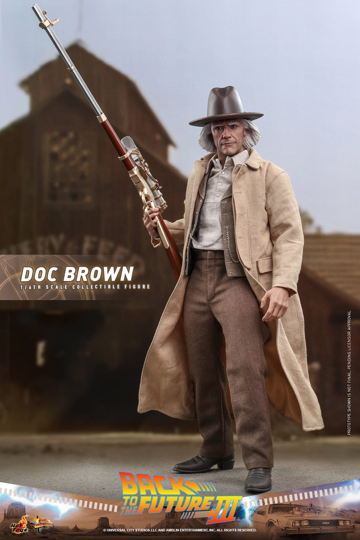 Hot Toys MMS617 1/6 Back to the Future Part III - Doc Brown