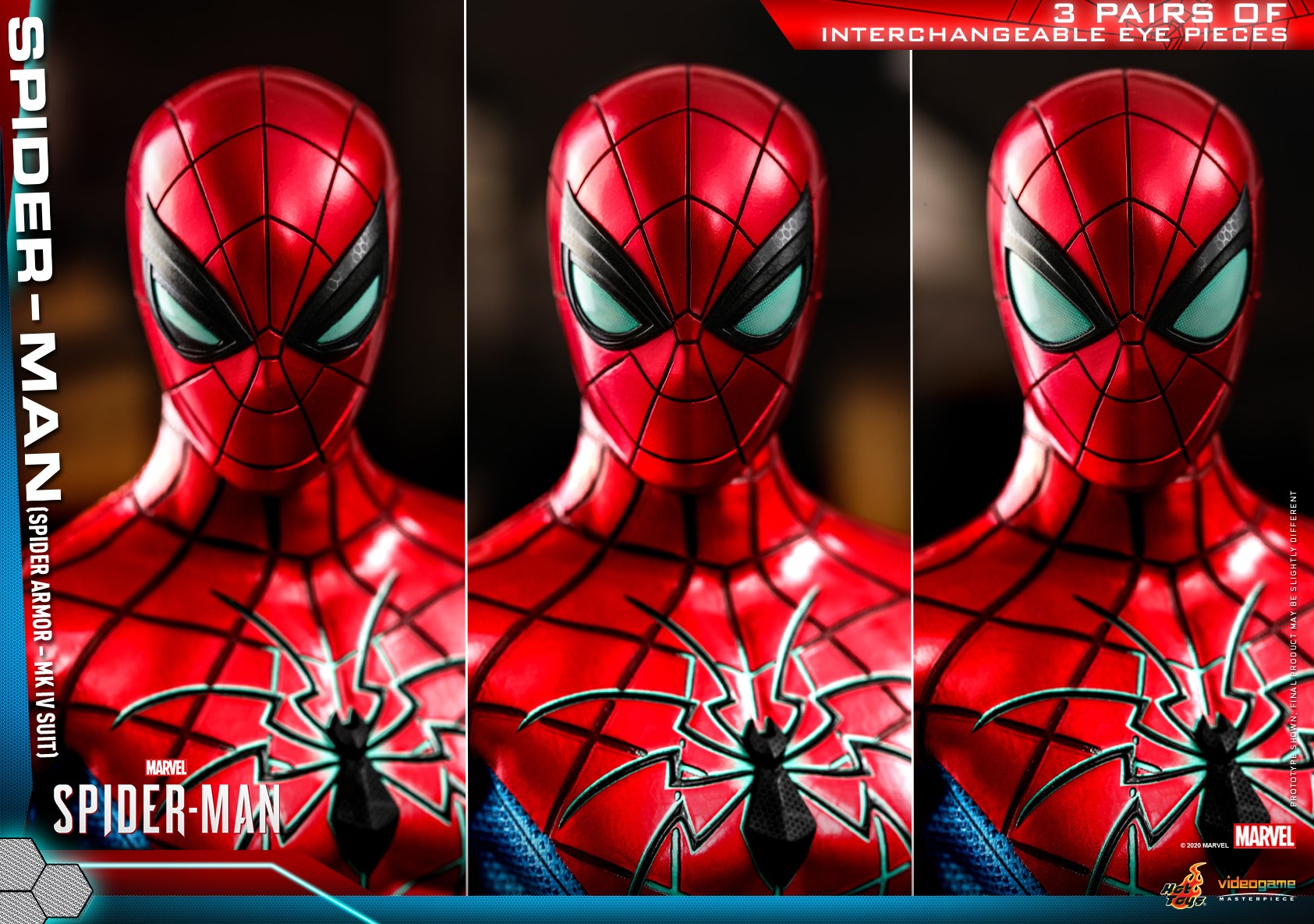 Hot Toys VGM43 Marvel's Spider-Man 16 Spider-Man (Spider Armor - MK IV Suit)