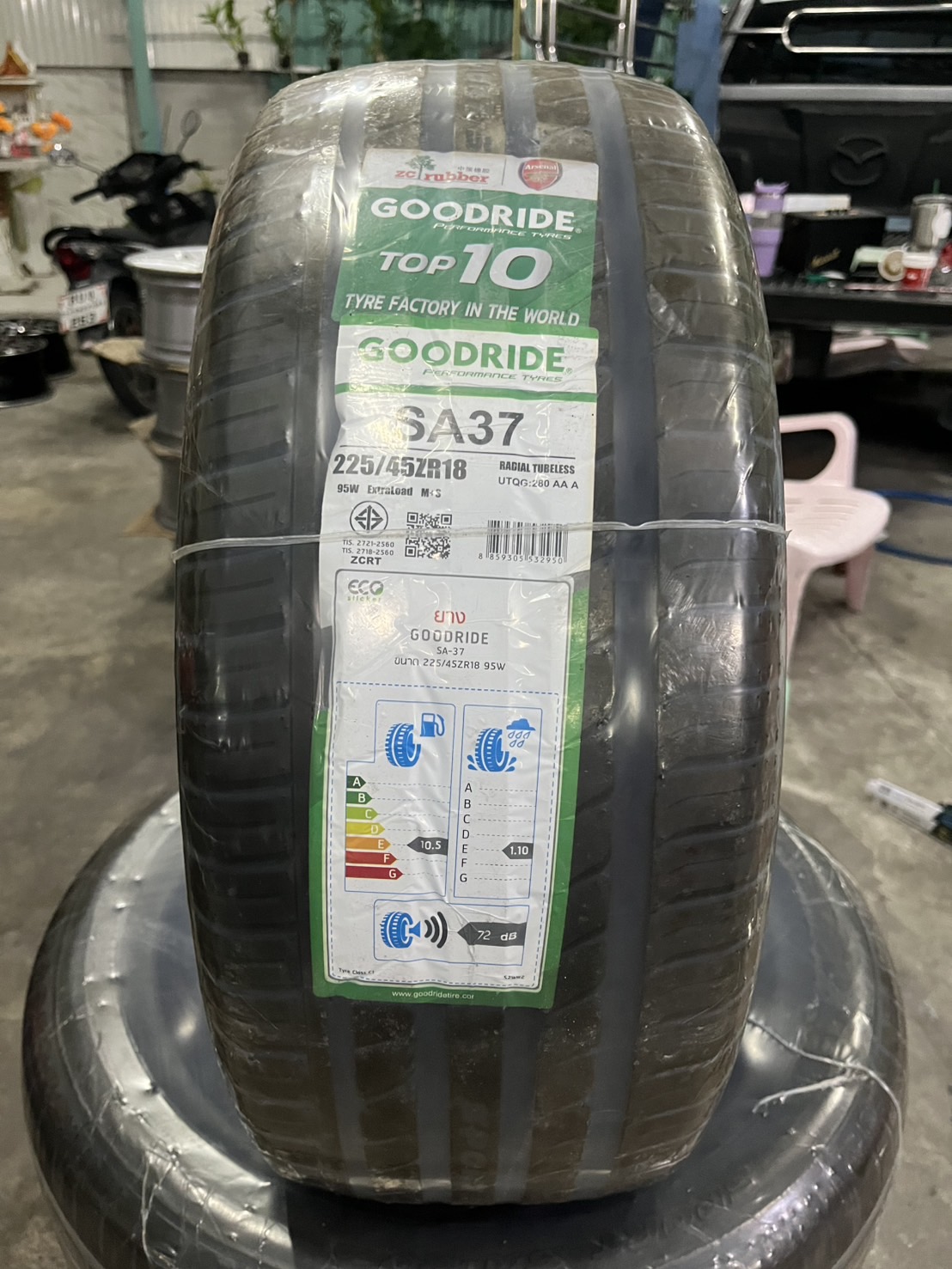 ✨ล้อแม็กป้ายแดง✨Honda Civic HEV RS รุ่นใหม่ล่าสุด ขอบ 18 พร้อมยางใหม่💯225-45-18 GOODRIDE💥ปี 25💥