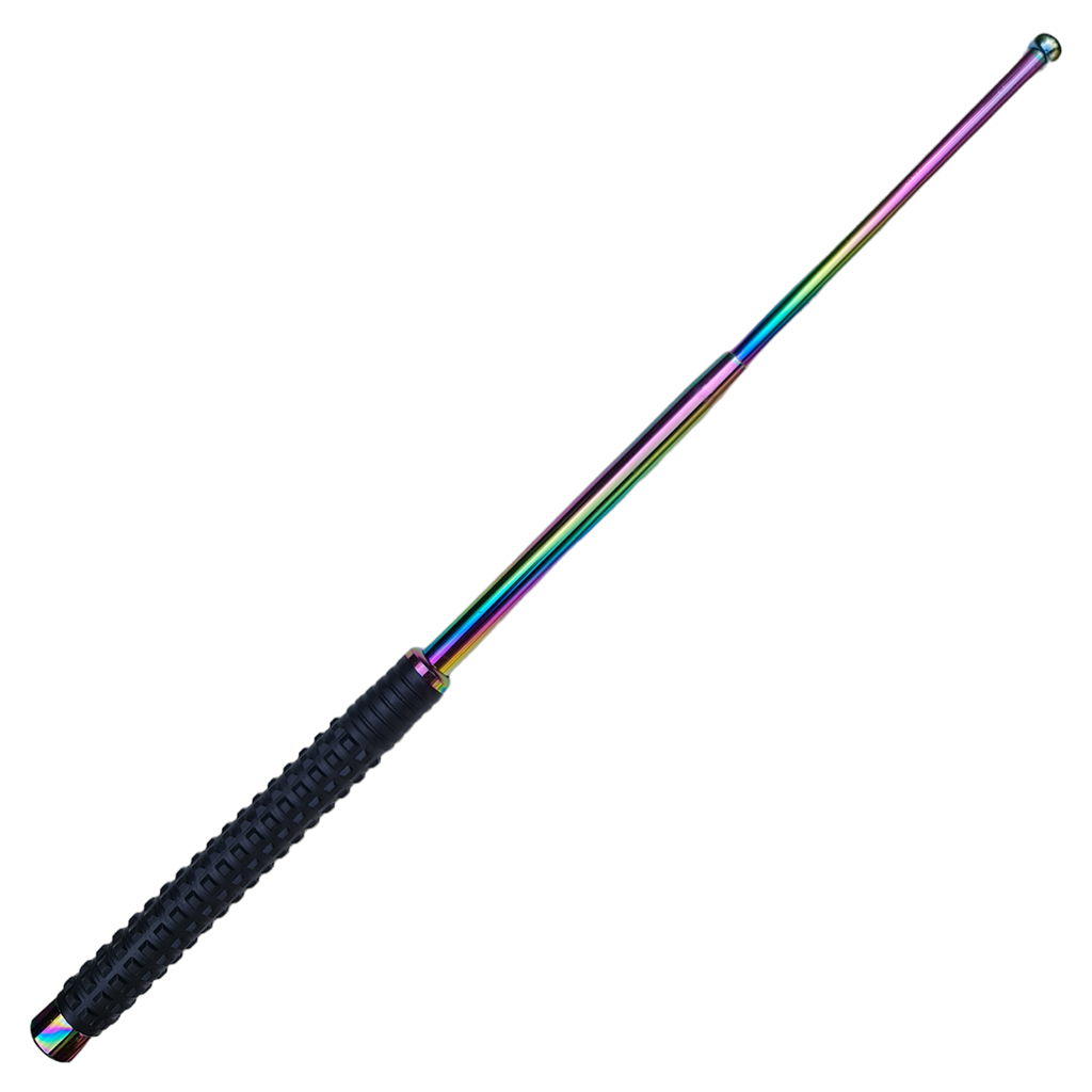 ดิ้ว Eagle Baton ก้านดิ้วสีรุ้งขนาด 24.6 นิ้ว (62.5 ซม.) พร้อมซองไนล่อนร้อยเข็มขัดสำหรับเก็บดิ้ว