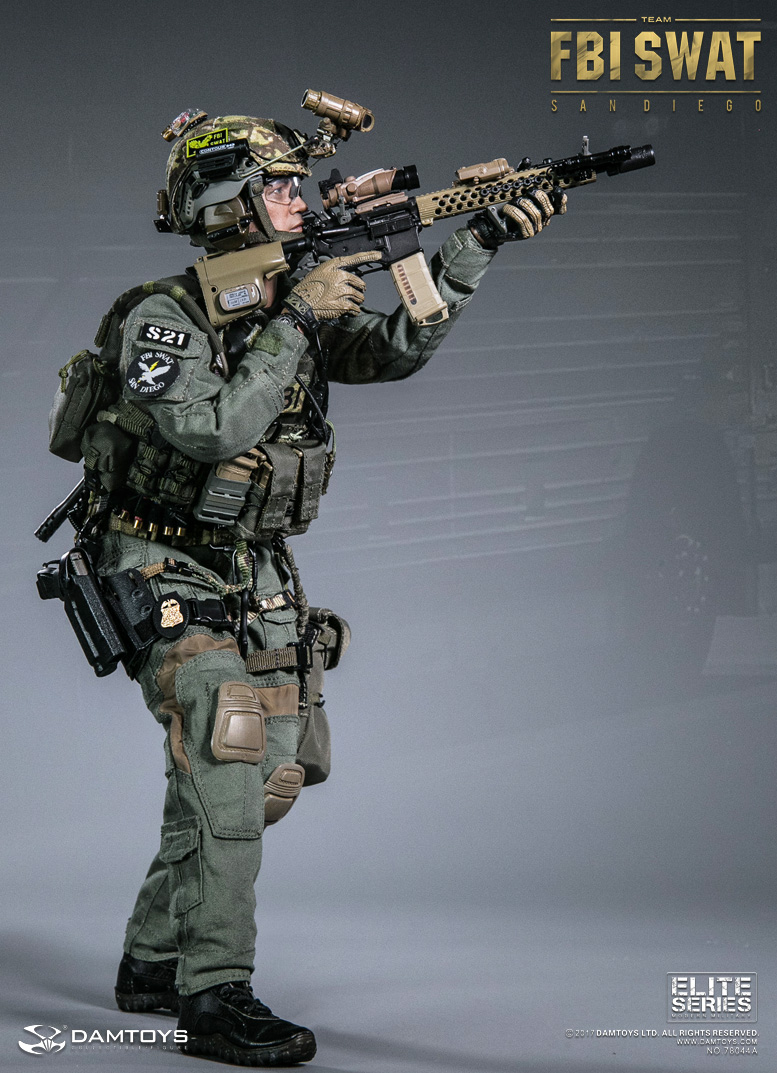 DAMTOYS No.78044 FBI SWAT TEAM AGENT - SAN DIEGO