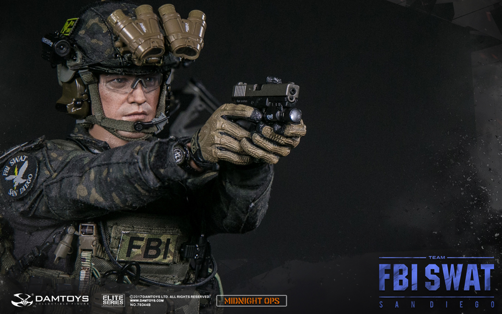 DAMTOYS No.78044 FBI SWAT TEAM AGENT - SAN DIEGO