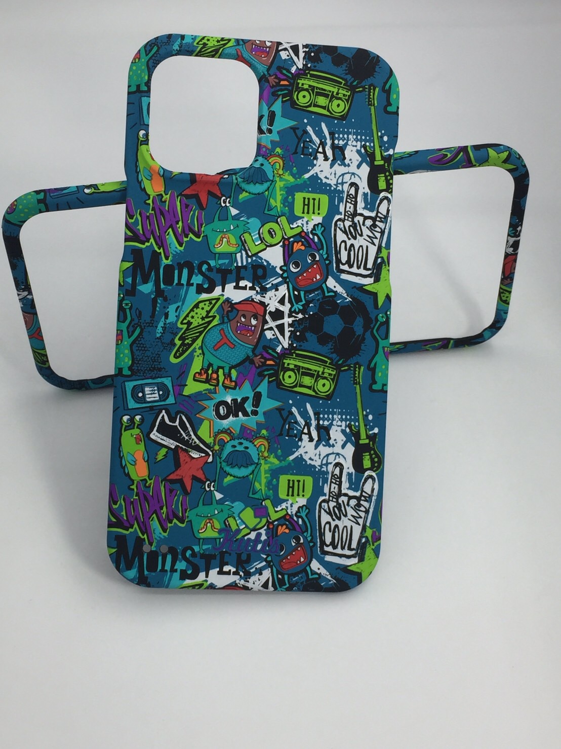 เคสคูทิส(Kutis)เคสไอโฟน12MAX(ลายMonster)มาใหม่ เคสประกบหน้า-หลัง เคสเรืองแสง เคสลายวินเทจ ร้านSuperhero Klongthom