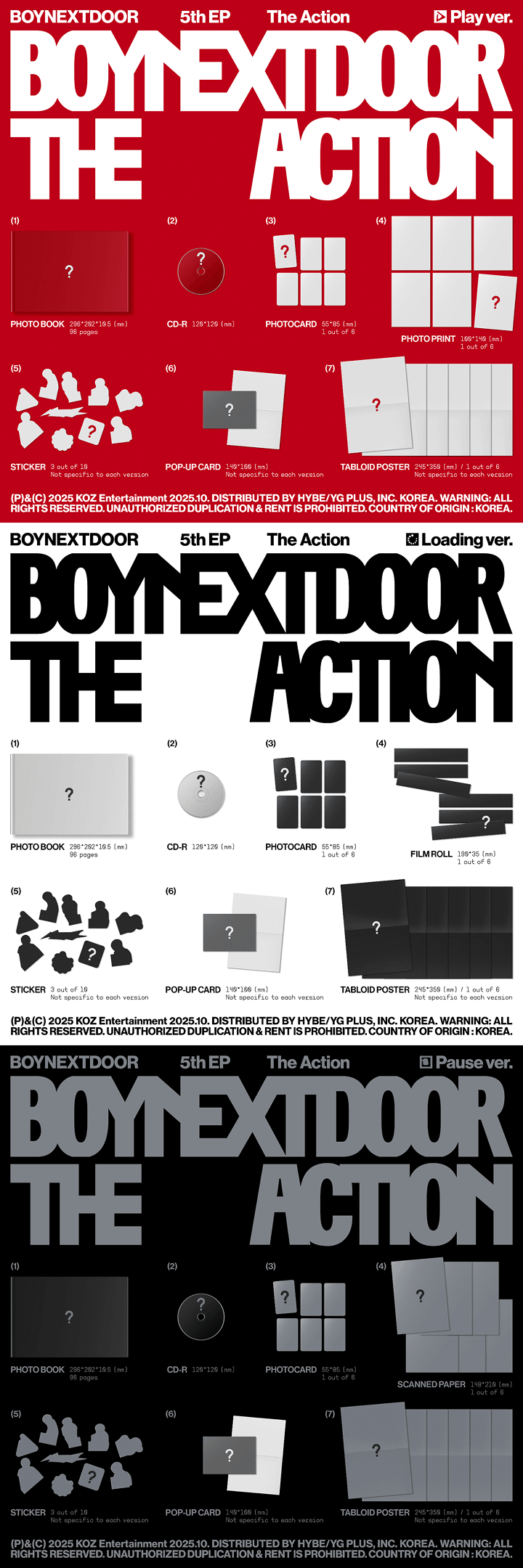 [PRE] BOYNEXTDOOR 5th EP [The Action]