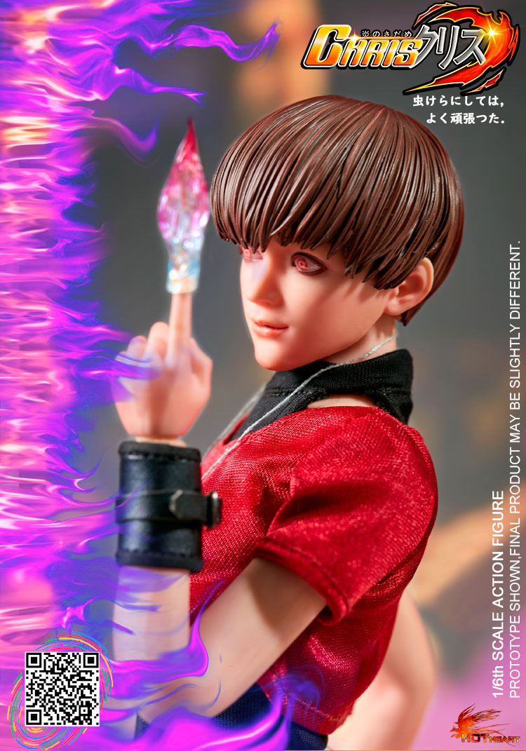 Hot Heart FD012B 1/6 Singer of the Hell Band - Chris (Awakening Version Red)