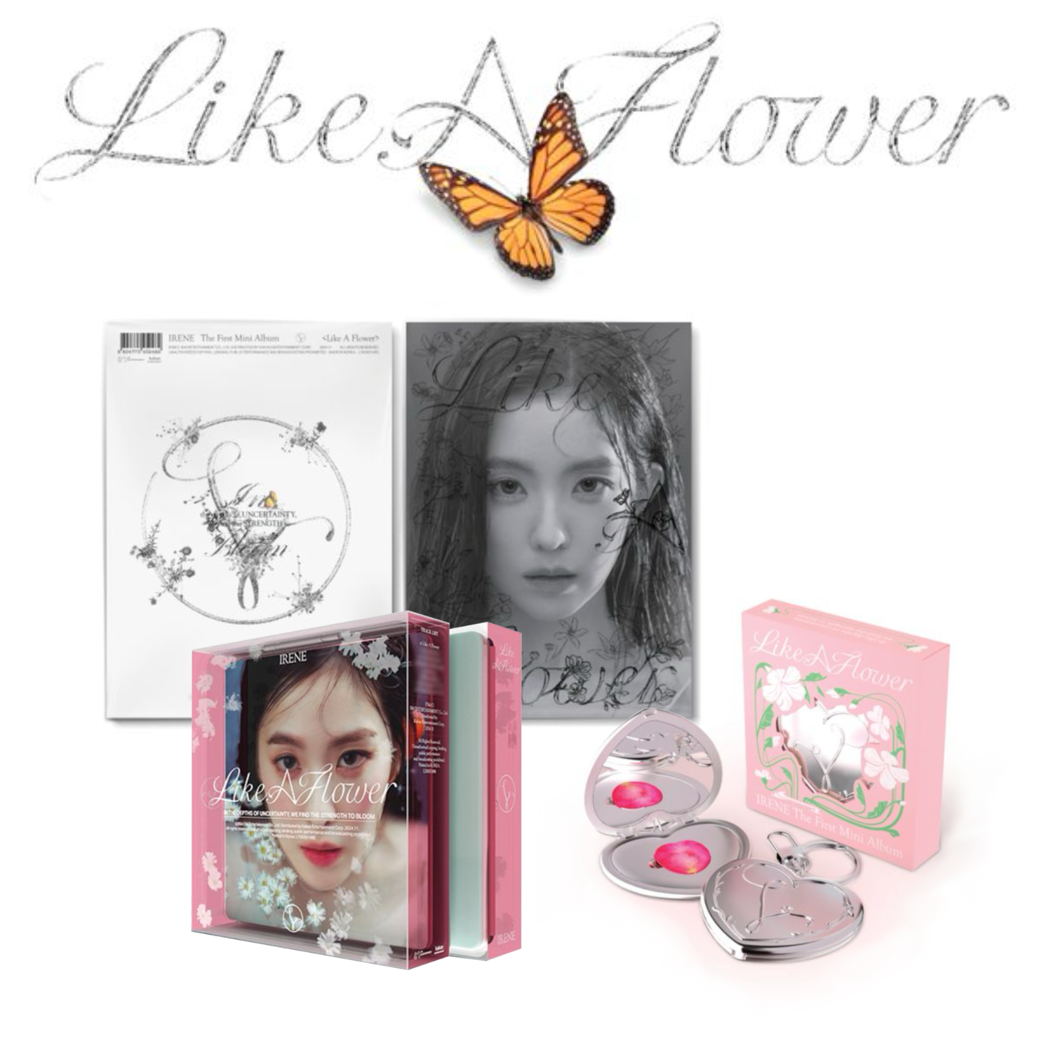 [รับกด+นำเข้าสินค้า] IRENE - 1st Mini Album Like A Flower