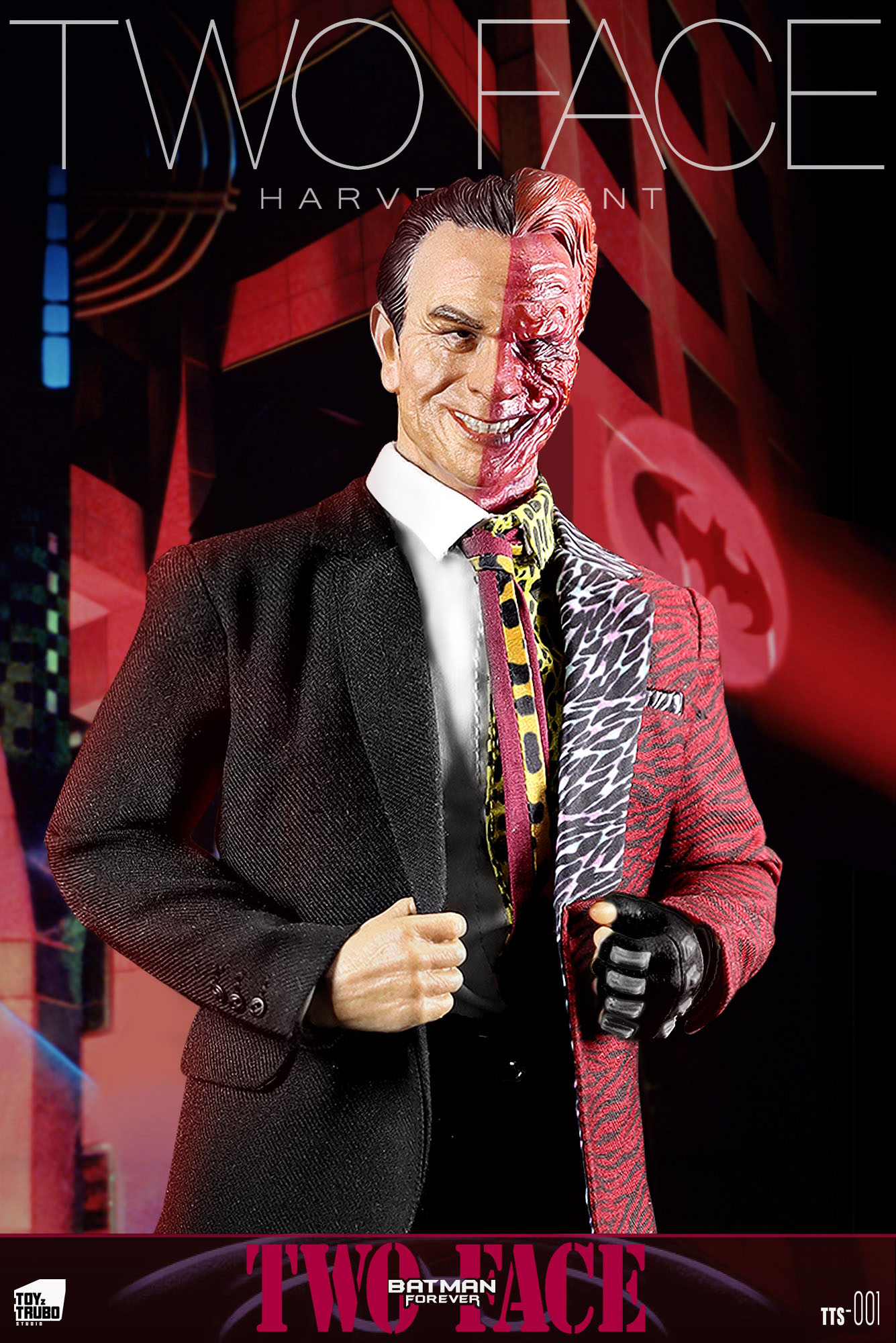 Toyz Trubo Studio TTS-001 1/6 Two Face Batman Forever Harvey Dent