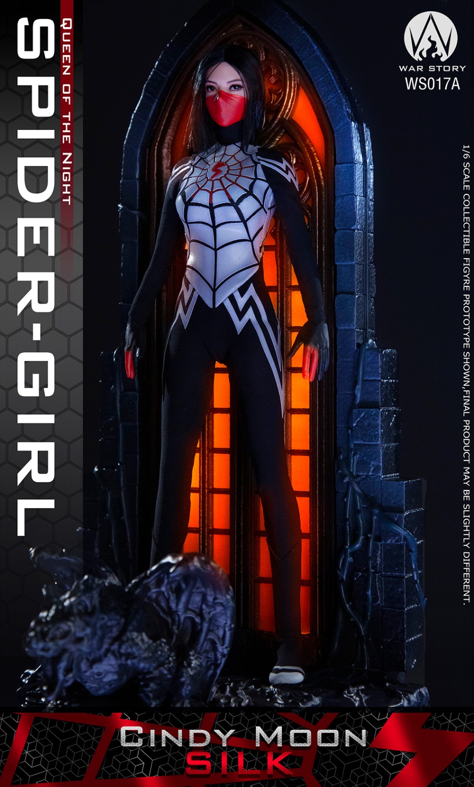 War Story WS017A 1/6 Queen Of The Night Spider-Girl Cindy Moon Silk