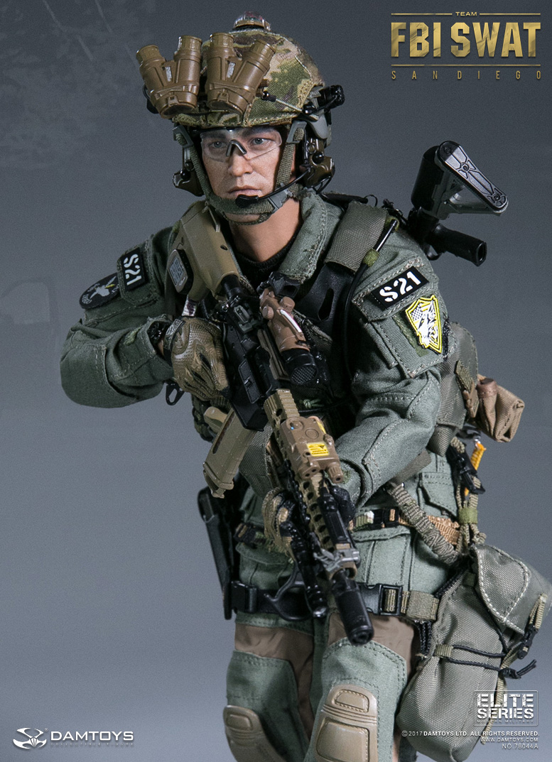DAMTOYS No.78044 FBI SWAT TEAM AGENT - SAN DIEGO