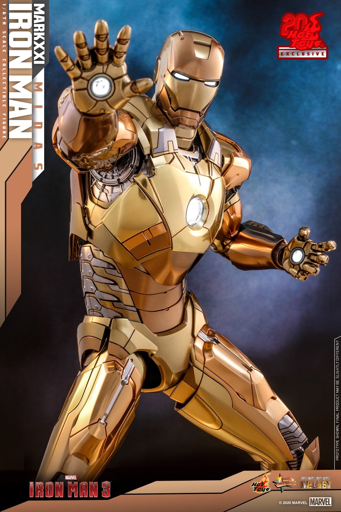 Hot Toys MMS586D36 Iron Man 3 - Iron Man Mark XXI (Midas) [Exclusive]