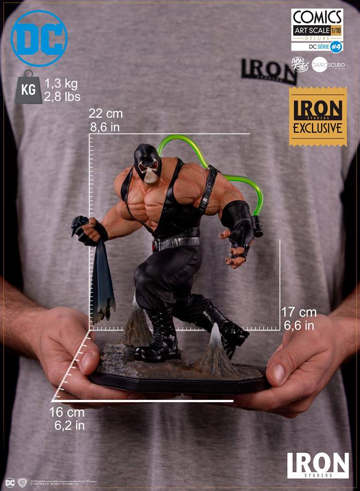 Iron Studios Deluxe Art Scale 1/10 DC Comics Series 4: por Ivan Reis - Bane (Exclusive)