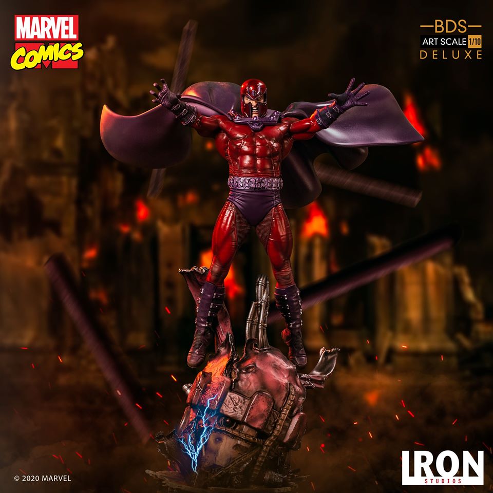 Iron Studios Deluxe BDS Art Scale 1/10 Marvel Comics - Magneto