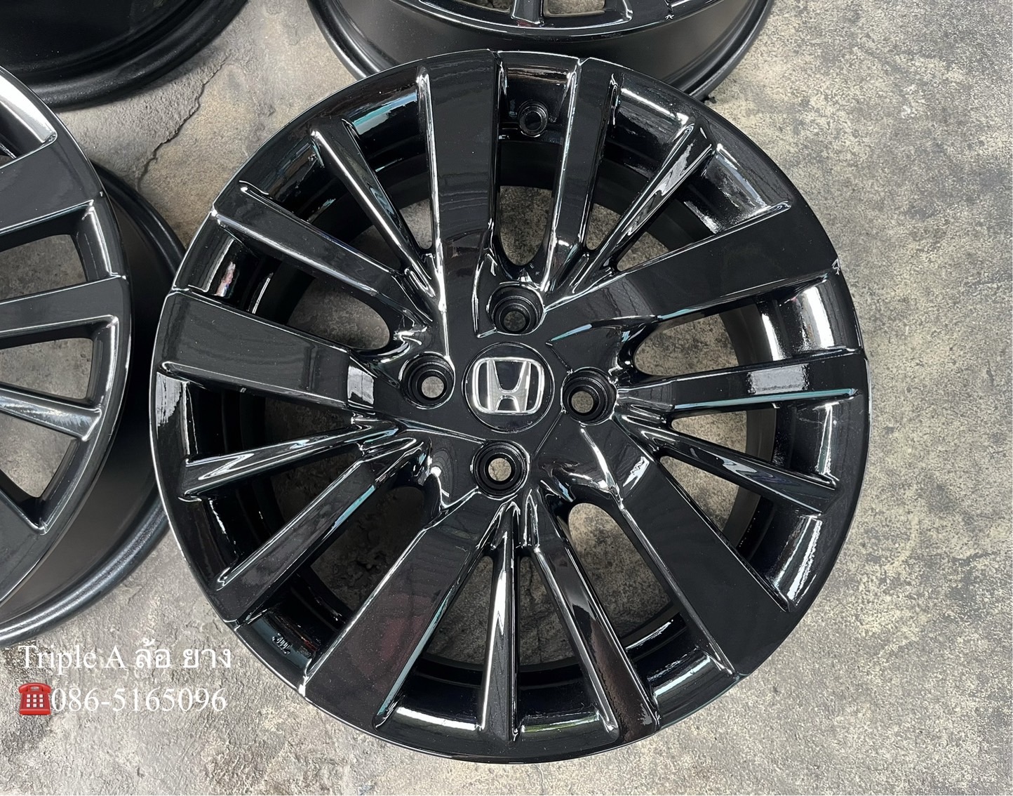 ✨ล้อแม็ก✨Honda City Hatchback ขอบ 16 สีดำ💖สวยกริ๊บ💖
