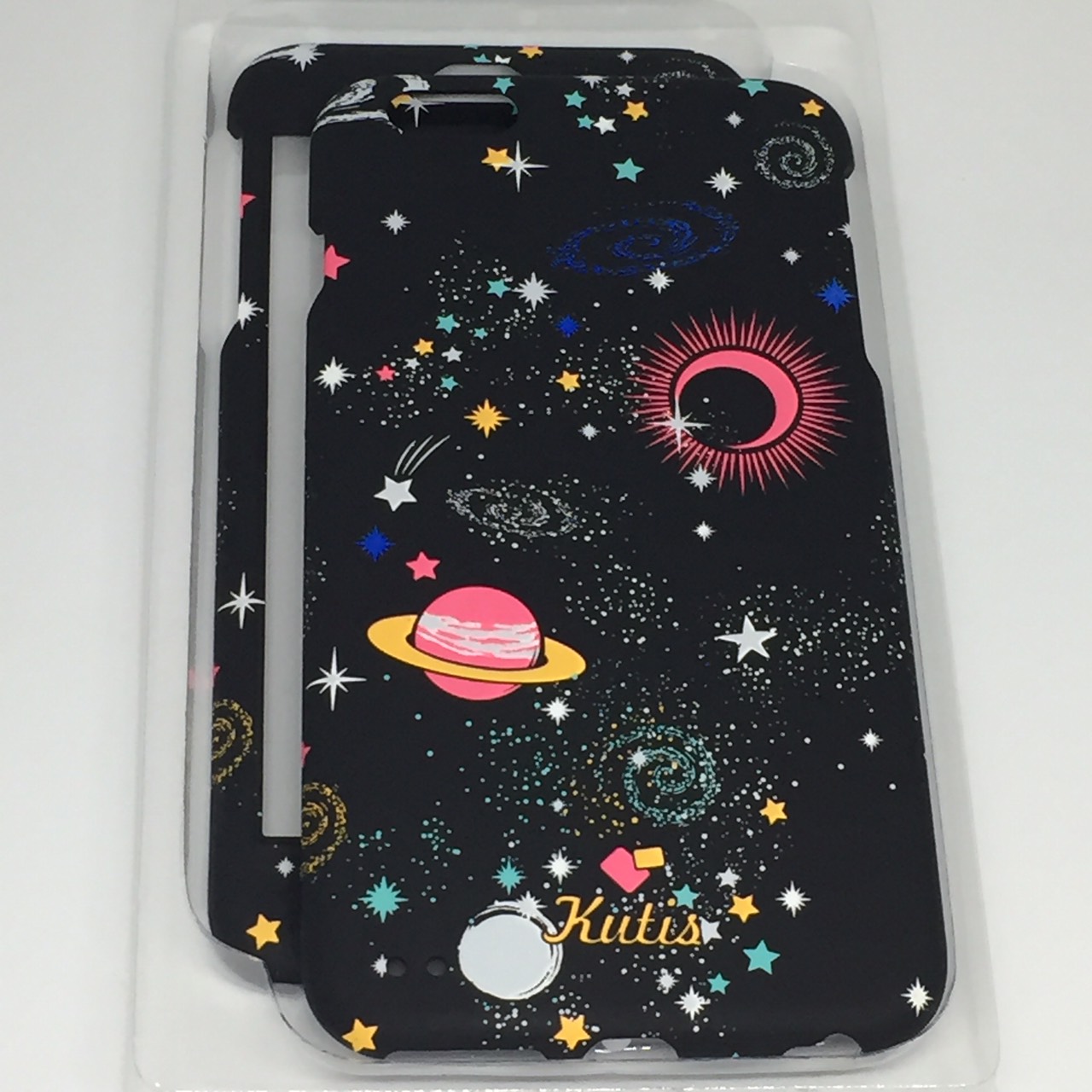 เคสคูทิส (Kutis) ไอโฟน6พลัส,6Sพลัส (ลายอวกาศ)มาใหม่ เคสประกบหน้า-หลัง เคสเรืองแสง