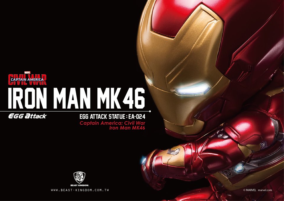 Beast Kingdom EA-024 Civil War (Egg Attack): Iron Man MK.46
