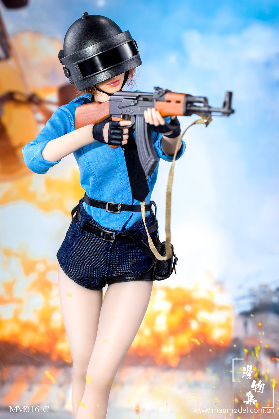 Manmodel MM016 Chicken Dinner Female Combat Suit