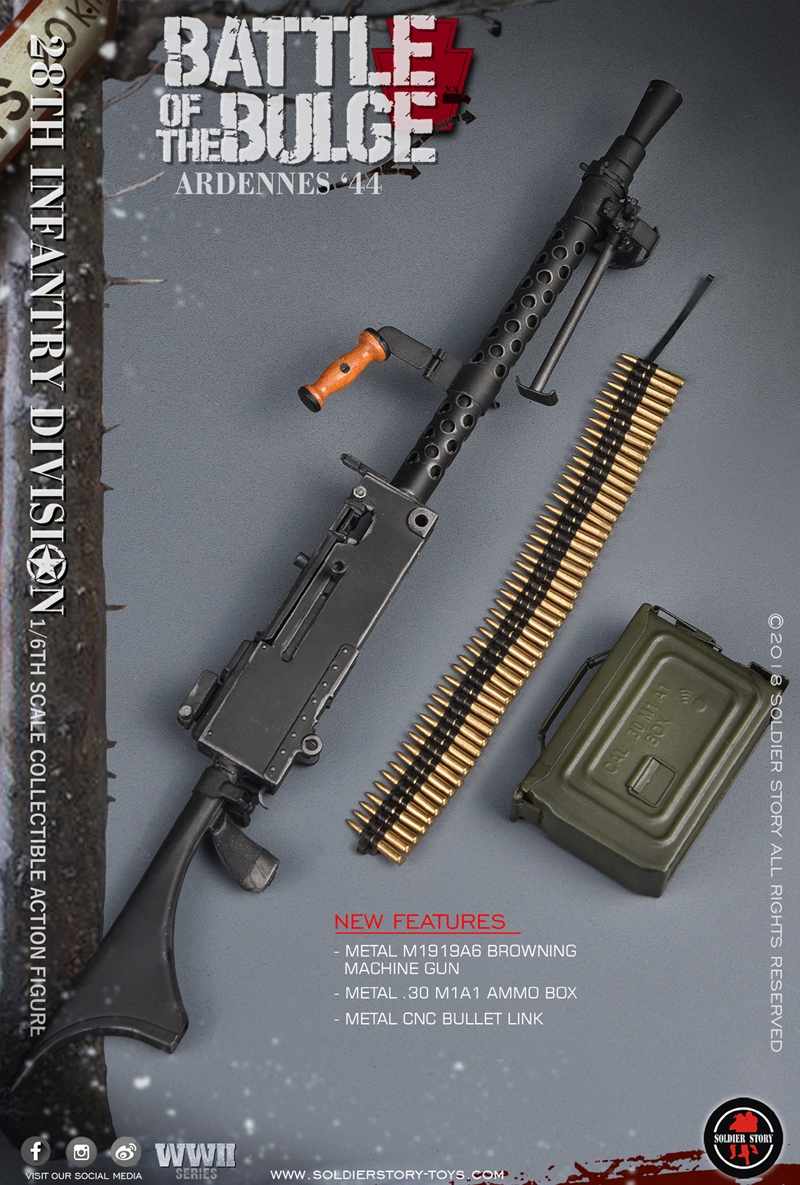 Soldier Story SS-111 WWII Series 28th Infantry Division 1/6 Battle of the Bulge - Ardennes '44