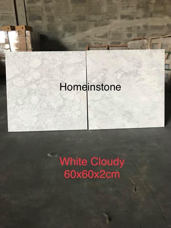 หินปูสระว่ายน้ำรุ่น White Cloudy