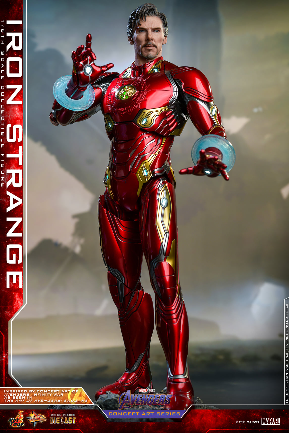 Hot Toys MMS606D41 1/6 Avengers: Endgame (Concept Art Series) - Iron Strange