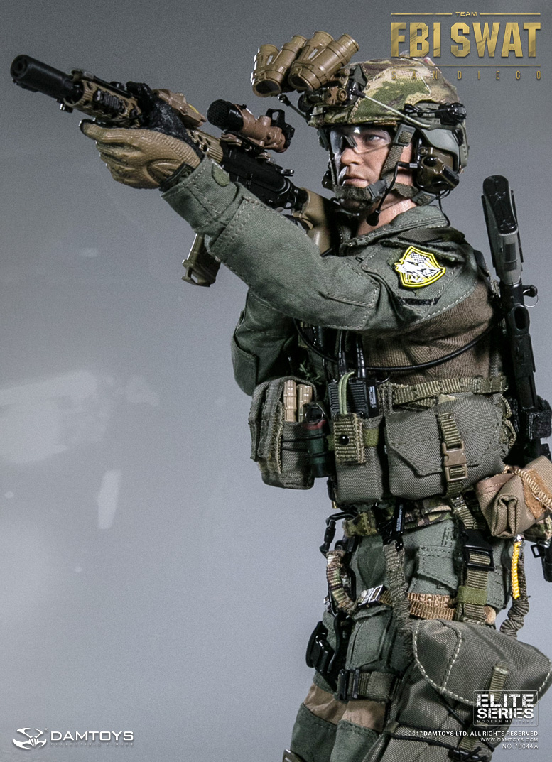 DAMTOYS No.78044 FBI SWAT TEAM AGENT - SAN DIEGO