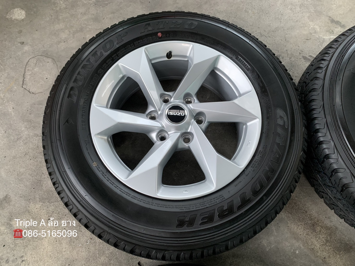 🌟ปี 23🌟✨ล้อแม็กป้ายแดง✨ISUZU 2023 รุ่นใหม่ล่าสุด ขอบ 17 พร้อมยางใหม่ป้ายแดง 225-70-17 Dunlop💖สวยกริ๊บ💖