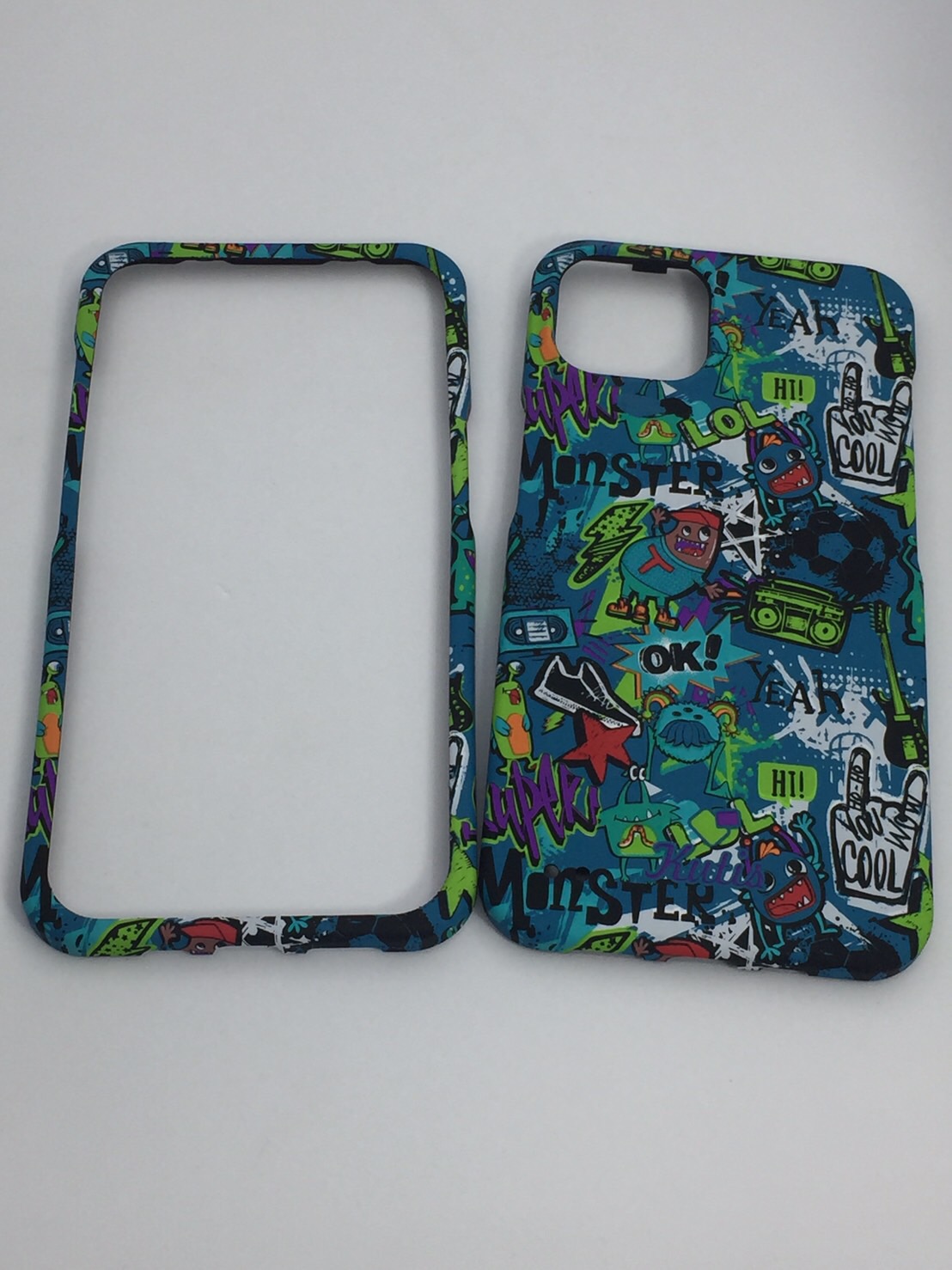 เคสคูทิส(Kutis)เคสไอโฟน13G(ลายMonster)มาใหม่ เคสประกบหน้า-หลัง เคสเรืองแสง เคสลายวินเทจ ร้านSuperhero Klongthom