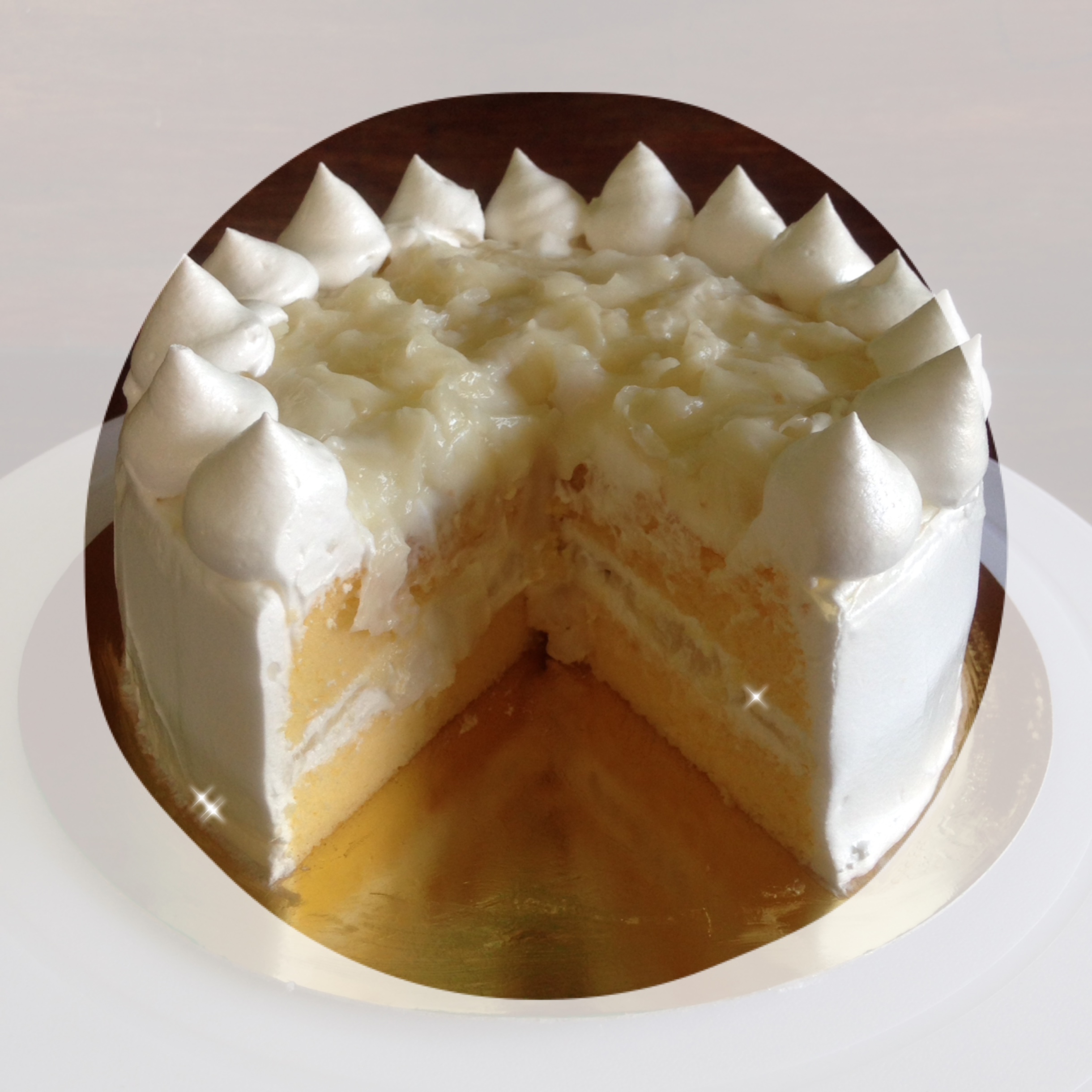 🌴เค้กมะพร้าวอ่อน🌴 (1 ปอนด์) Young Coconut Cake (1 Pound / 6" x 6")