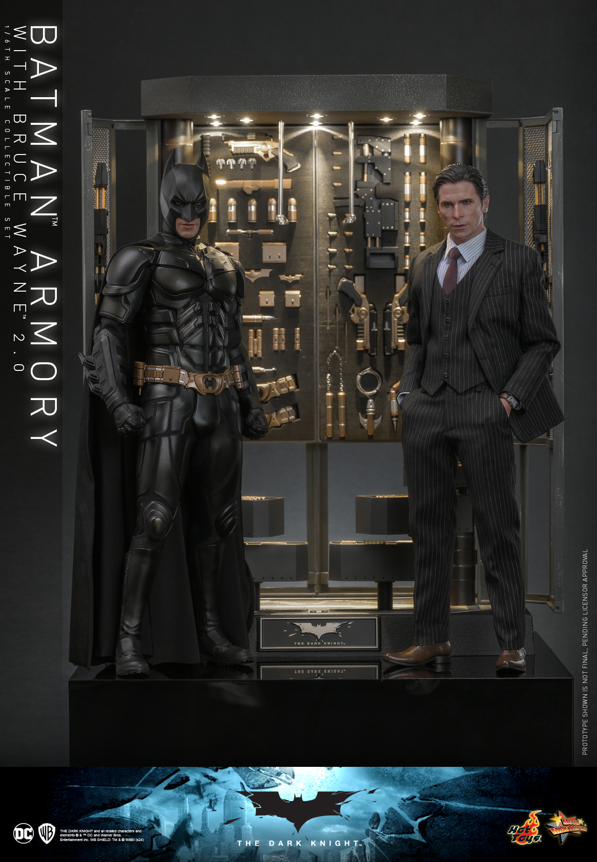Hot Toys MMS750 The Dark Knight - Batman Armory with Bruce Wayne (2.0)