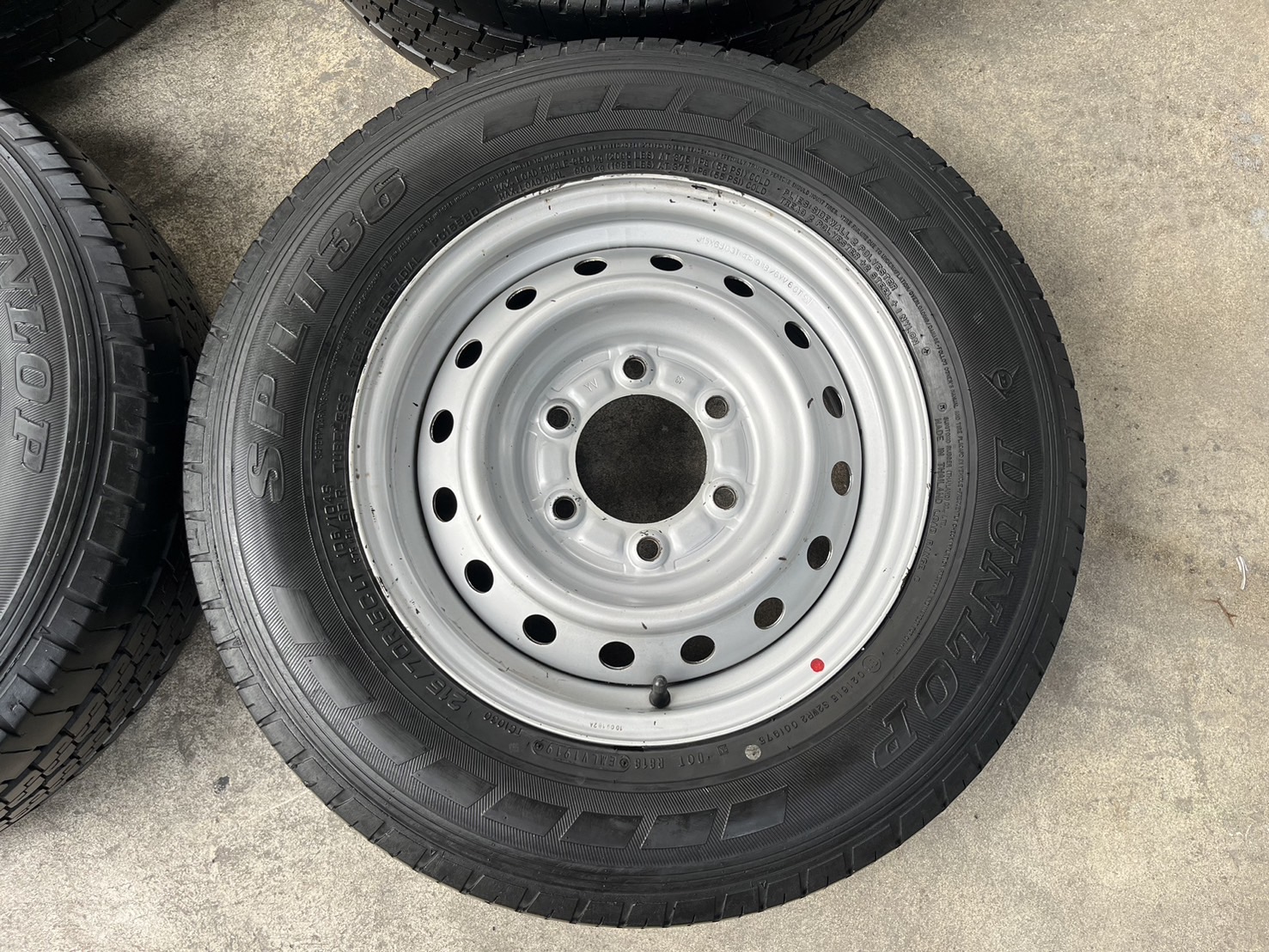 ✨ล้อกระทะพร้อมยาง✨6รู139✨ISUZU ขอบ 15