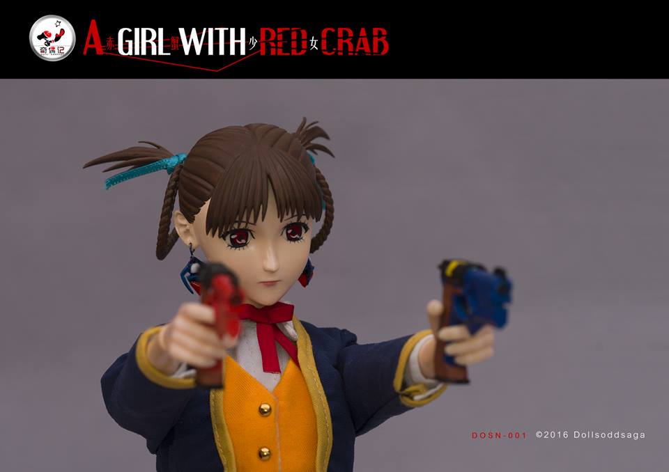Dollsoddsaga DOSN-001 A-Girl with Red Crab