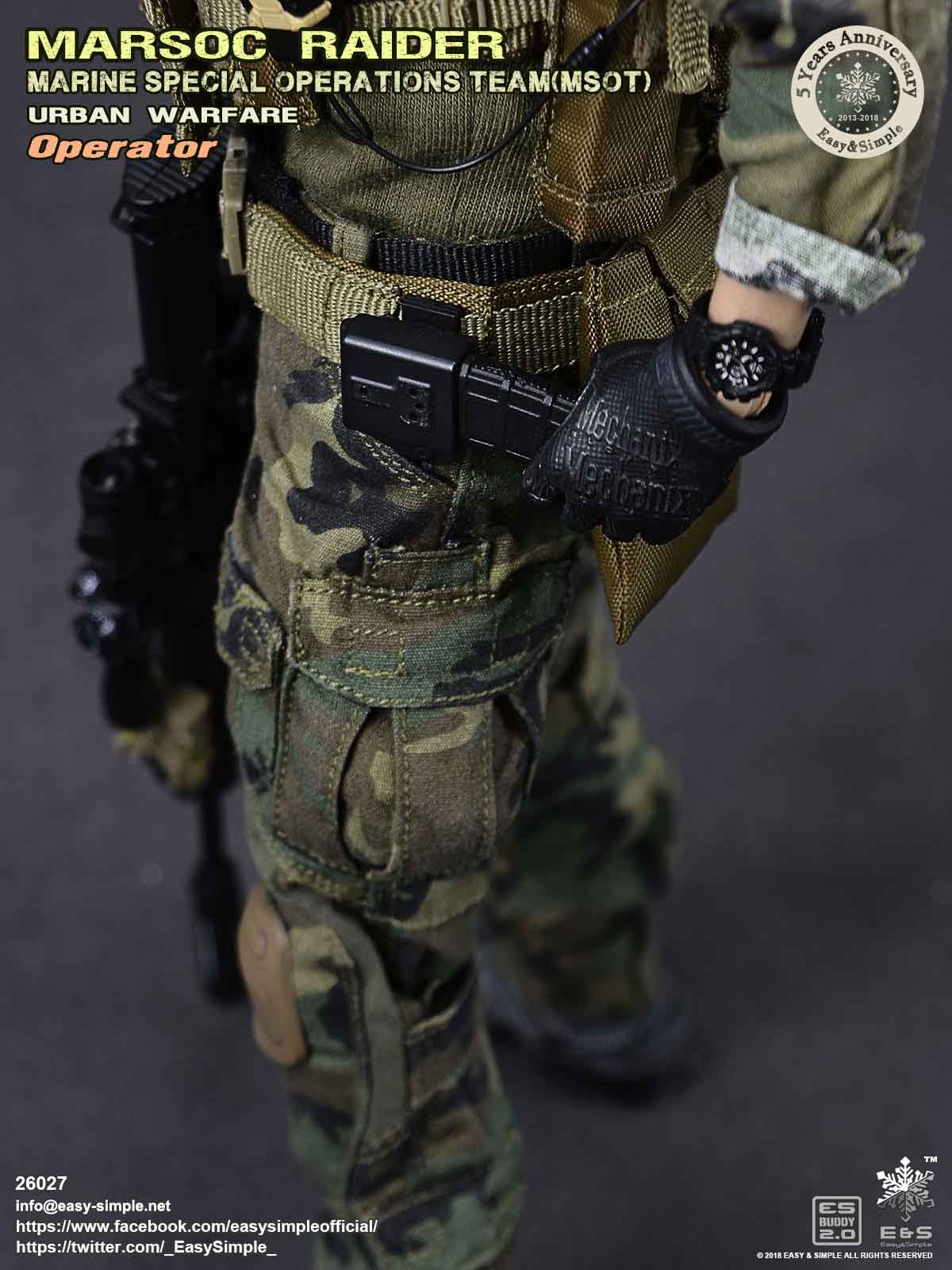 Easy&Simple 26027 MARSOC Raider Urban Warfare Operator (5 Years Anniversary)