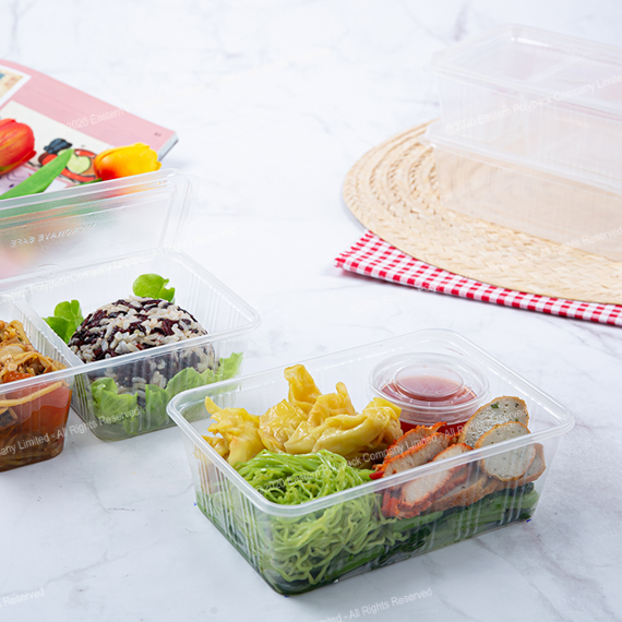 กล่องข้าวเหลี่ยม EPP ลายเส้น