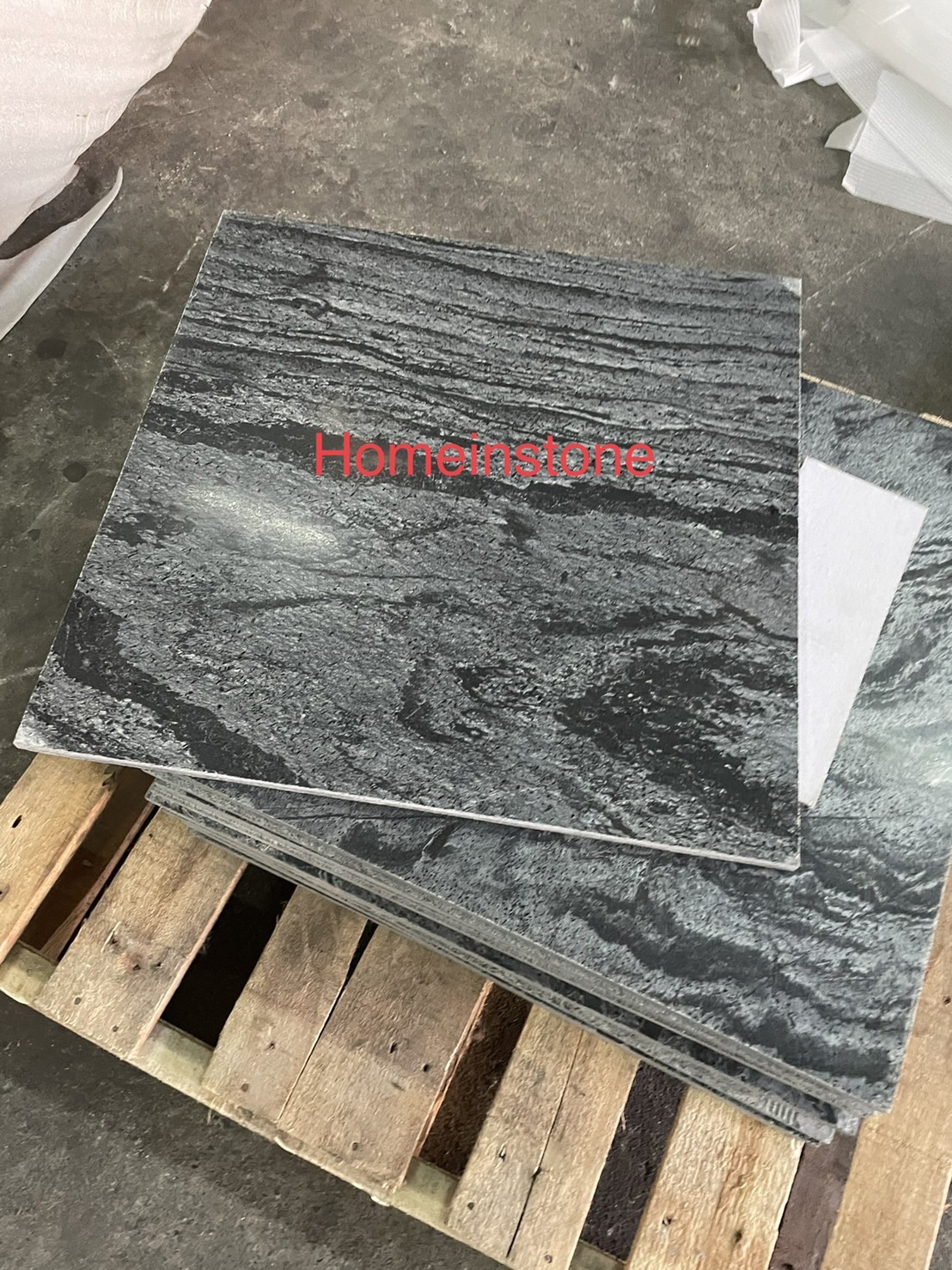 หินธรรมชาติ Silver grey polish 60x60