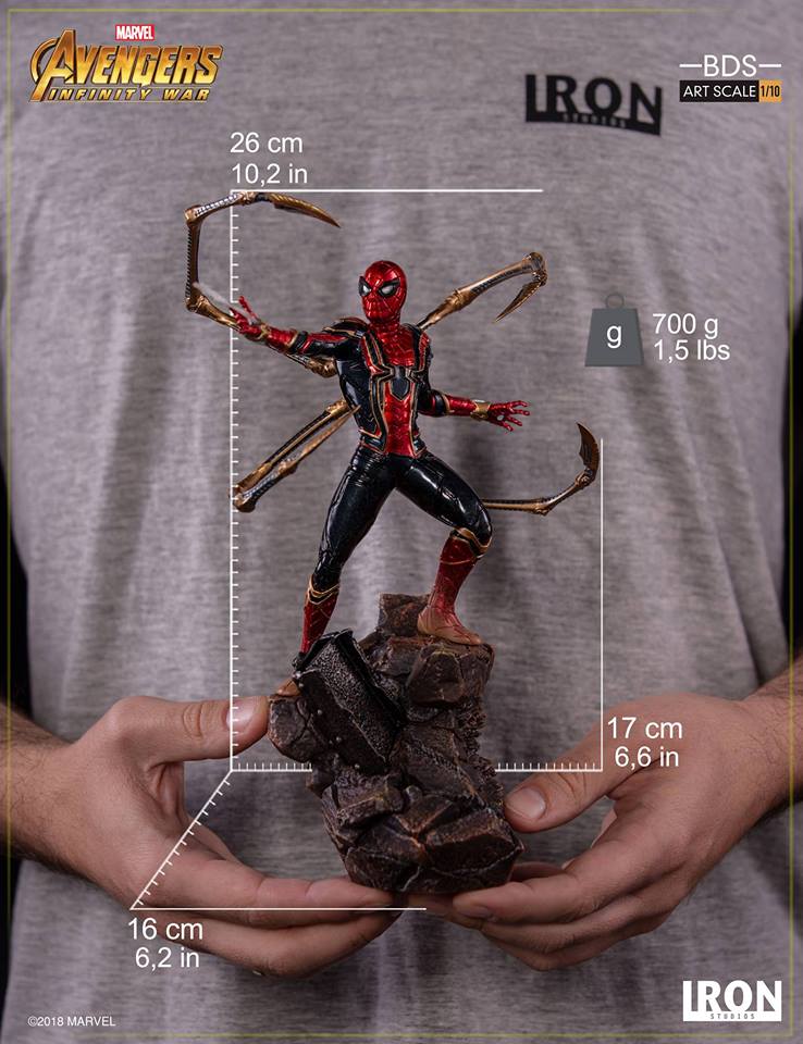 Iron Studios BDS Art Scale 1/10 Avengers Infinity War - Iron Spider-Man