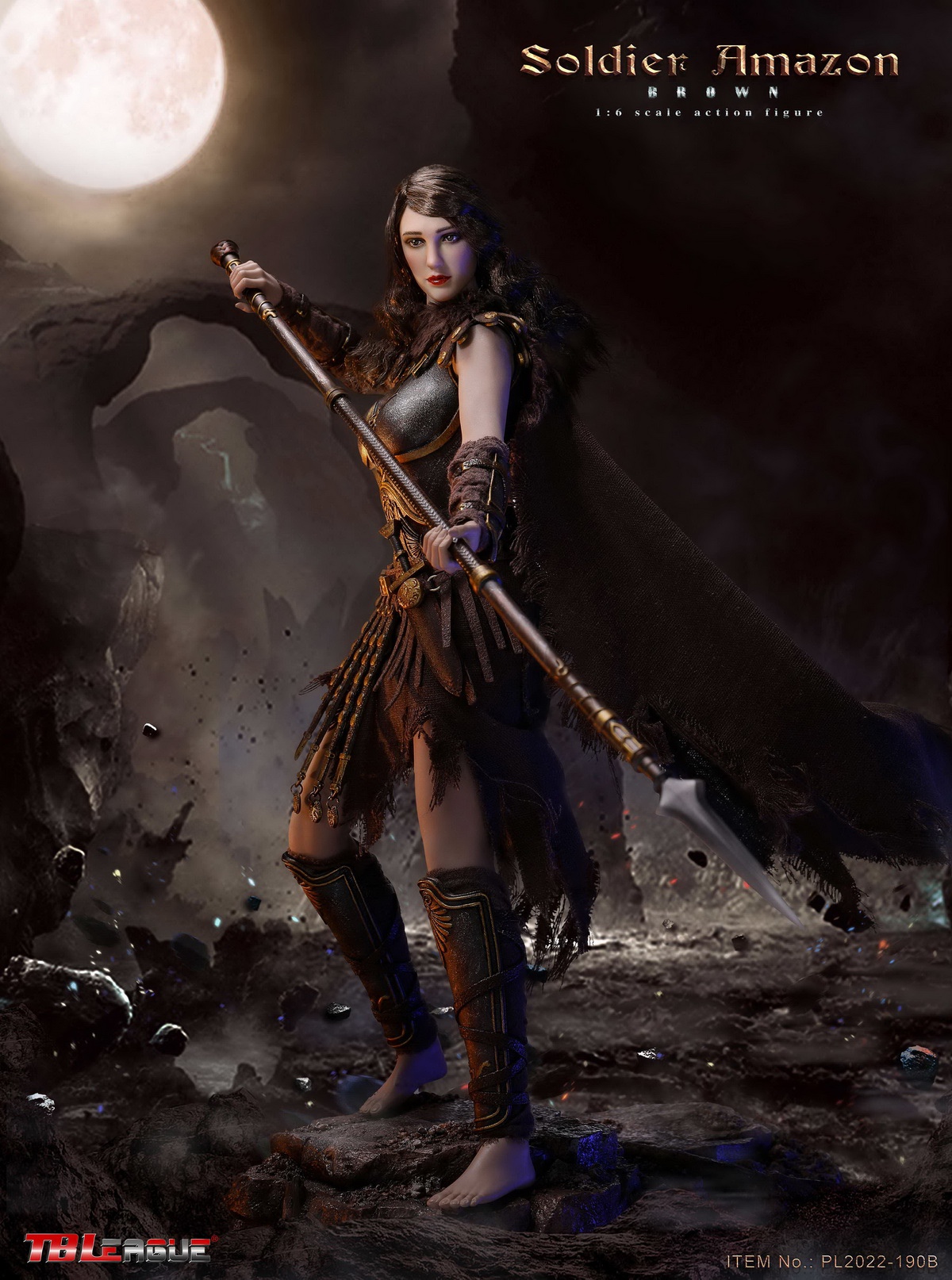 TBLeague PL2022-190B 1/6 Soldier Amazon (Brown)