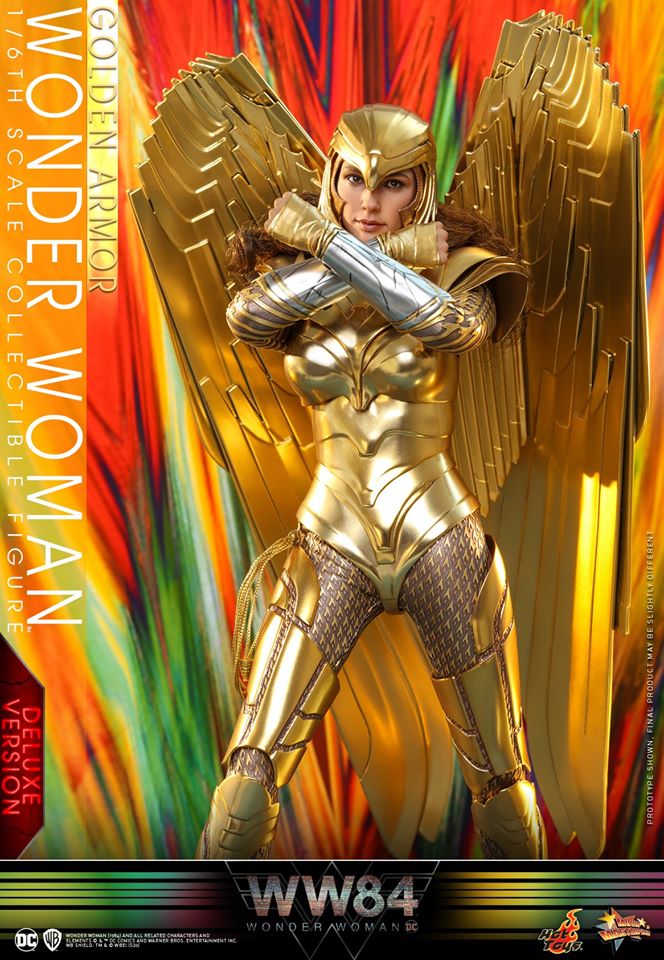 Hot Toys MMS578 1/6 Wonder Woman 1984 - Golden Armor Wonder Woman (Deluxe Version)