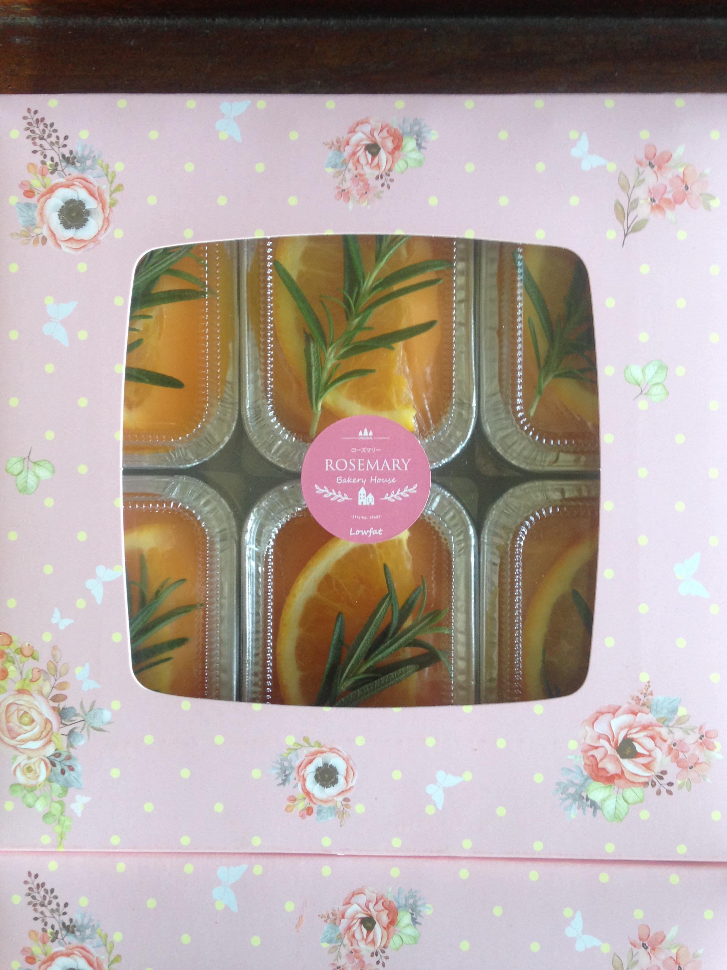 🍊 เค้กส้มแมนดาริน🍊 (แบบใส่กล่องฟรอย์) Mandarine Orange Cake (ราคาต่อชิ้น)