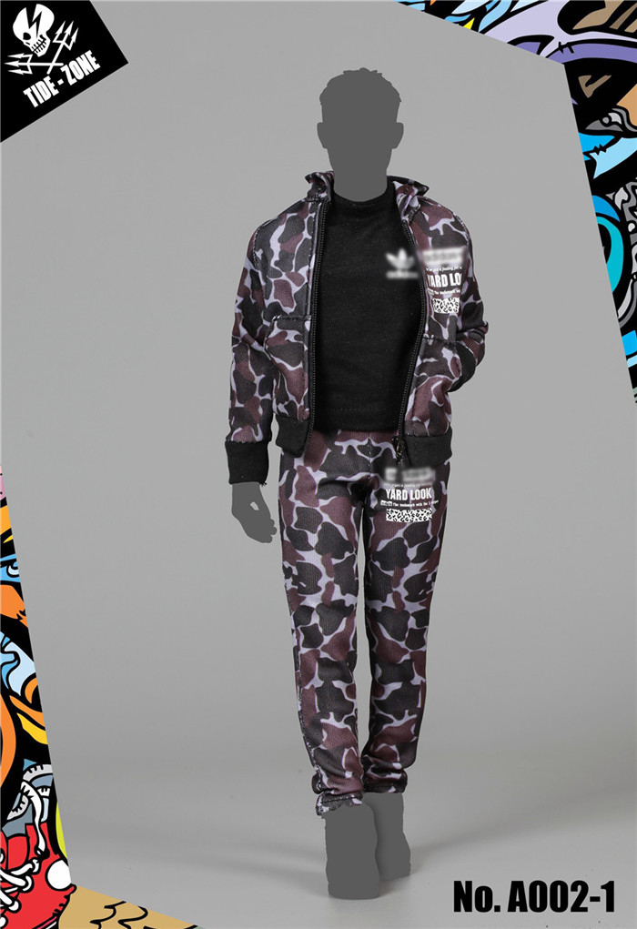 TIDE-ZONE A002 Sports Camouflage Outfits