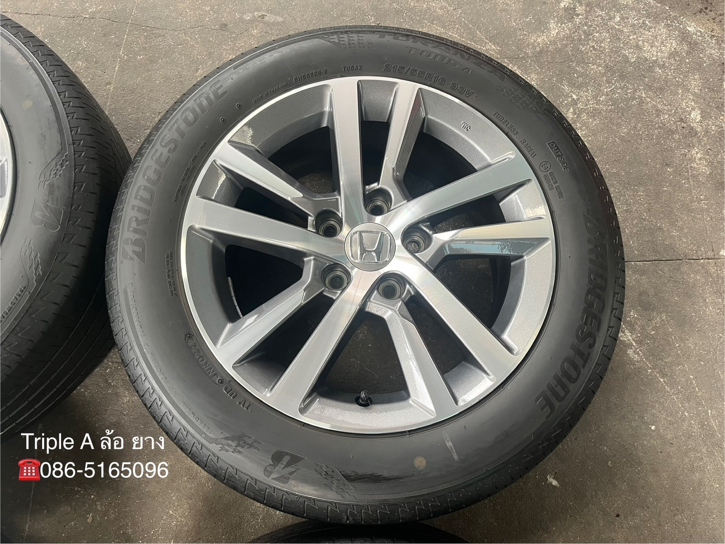 ✨ล้อแม็กป้ายแดง✨Honda Civic FE รุ่นใหม่ ขอบ 16 พร้อมยาง 215-55-16 Bridgestone💥ปี 22💥