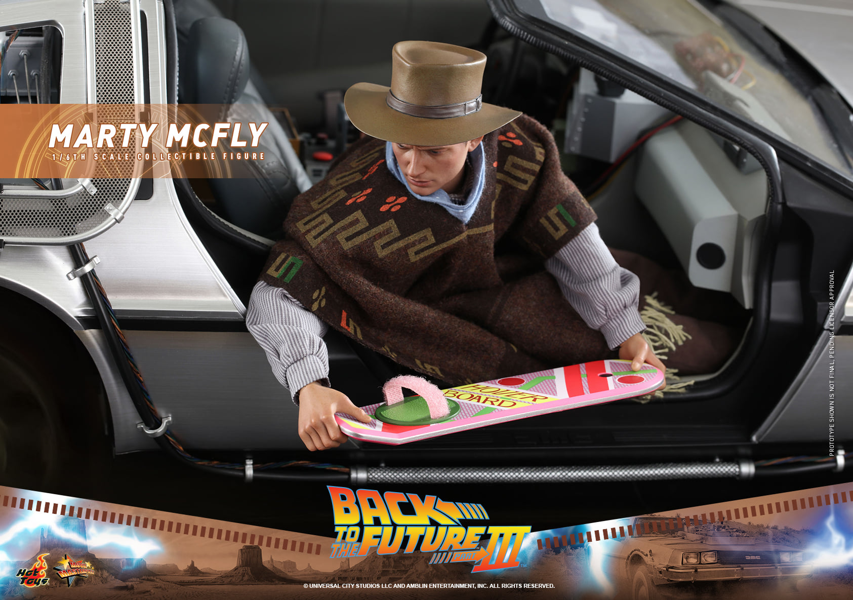 Hot Toys MMS616 1/6 Back to the Future Part III - Marty McFly